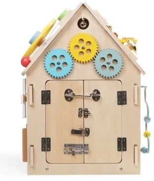 2Kids Toys - Aktivity doska domček béžová