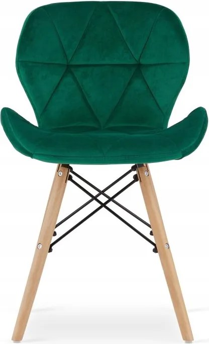 Jedálenská zostava TODI 80cm okrúhly stolový set biely a 2 stoličky LAGO zelené + 2 stoličky LAGO zelené ZADARMO