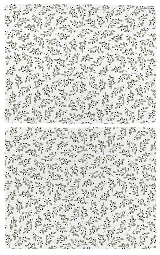 Vianočné látkové prestieranie 2 ks 35x45 cm Mistletoe Kiss – Butter Kings