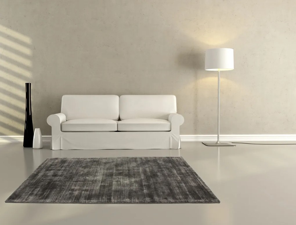 Obsession koberce Ručne tkaný kusový koberec Maorov 220 ANTHRACITE - 160x230 cm