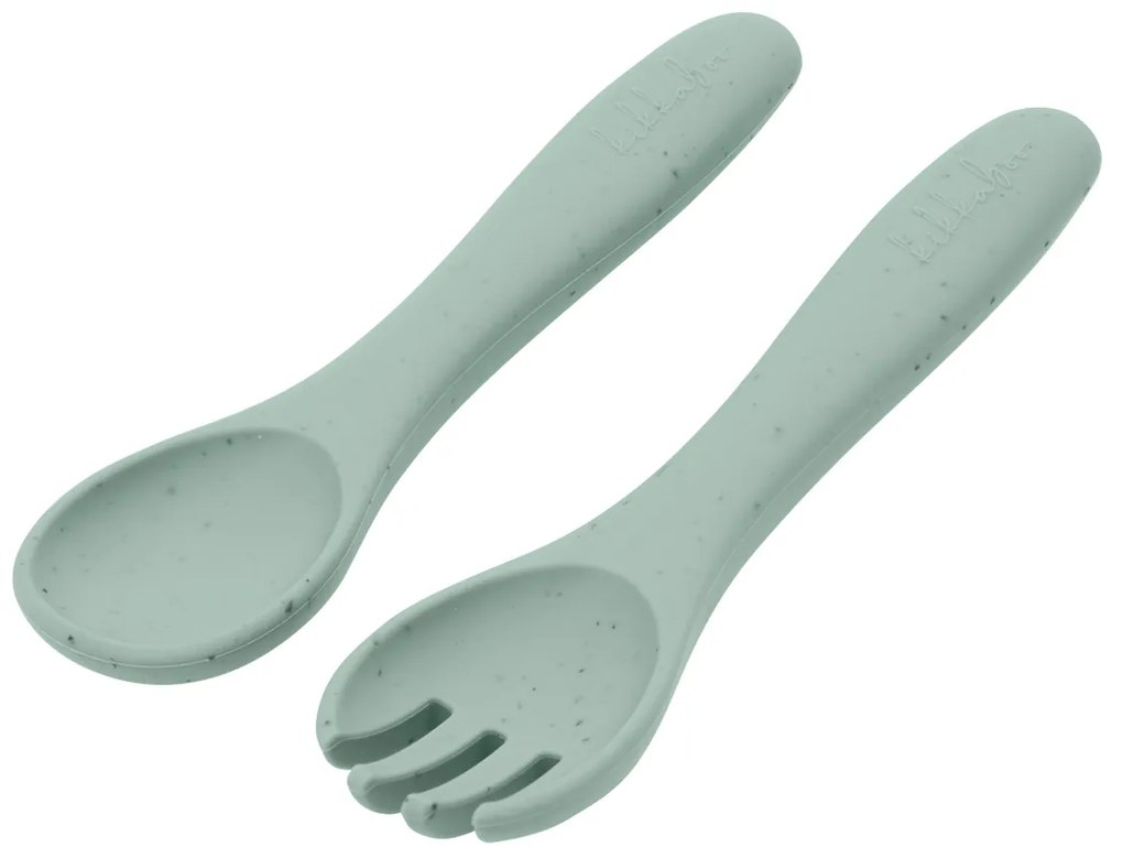 Príbor 2-dielny Platinum Silicone Sage