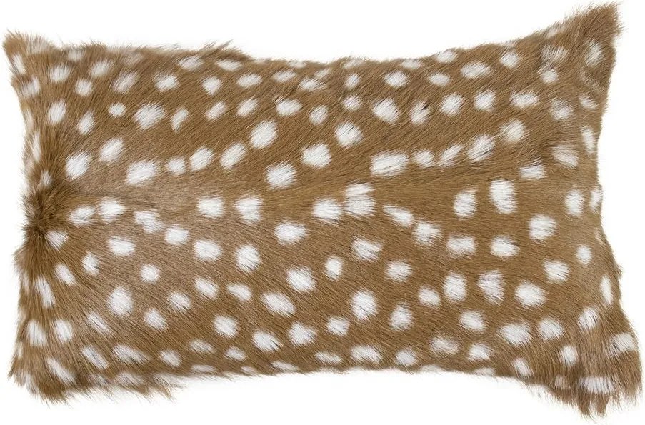Obdĺžnikový vankúš Koloušek z kozej kože - 50 * 30 * 15cm