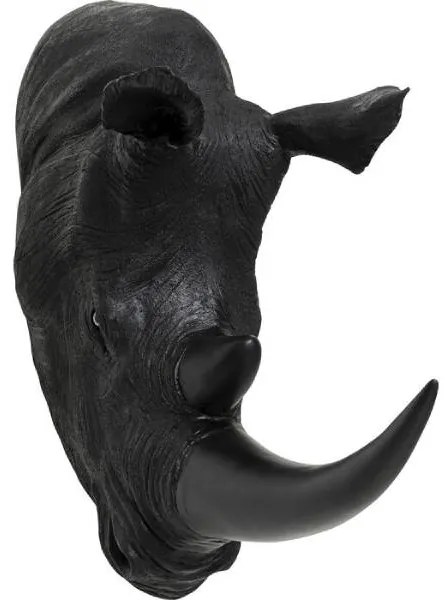 Rhino Head dekorácia čierna