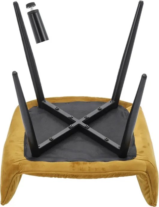 CH Jedálenská stolička Kelly - horčicová