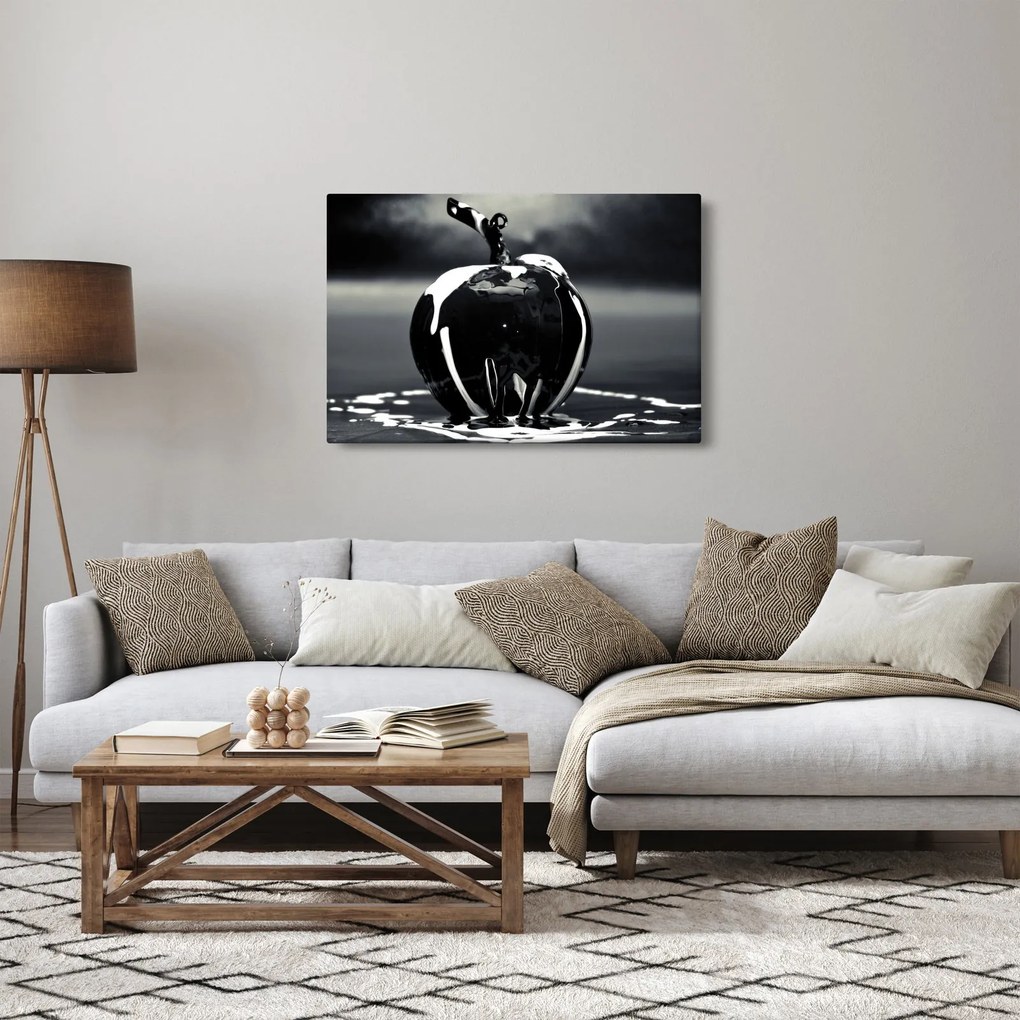 Obraz čierneho jablká (90x60 cm)