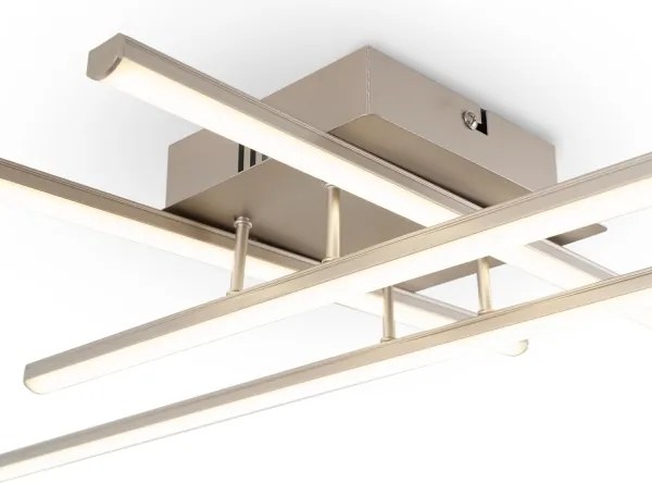 Brilagi - LED stropné svietidlo STRIPES LED/37W/230V strieborné