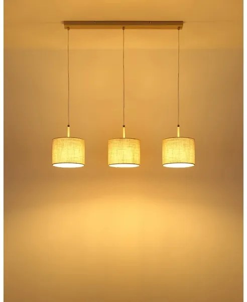 Globo 15968-3H - Závesný luster na lanku DELEON 3xE27/40W/230V