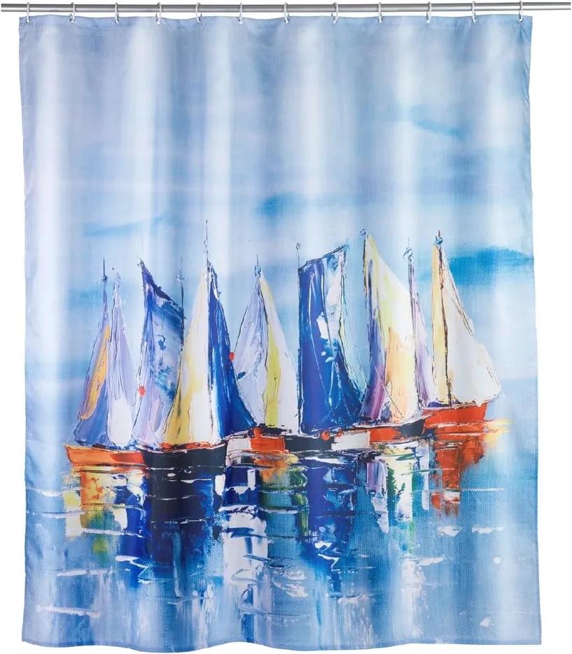 Sprchový záves Wenko Sailing, 180 × 200 cm