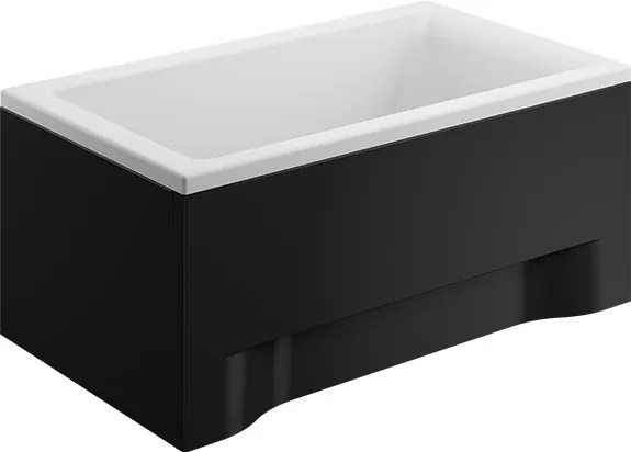 Polimat Akrylátová obdĺžniková vaňa Capri 100x70 (120x70) POLIMAT-Farba: Biela, POLIMAT-Rozmery: 100x70