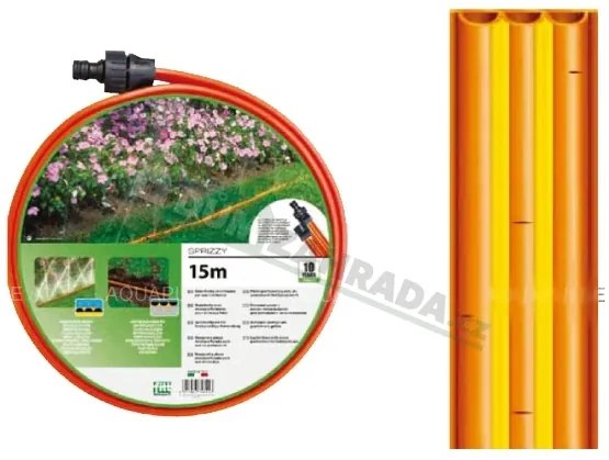 BRADAS Perforovaná záhradná hadica SPRIZZY 1/2" - 15 m