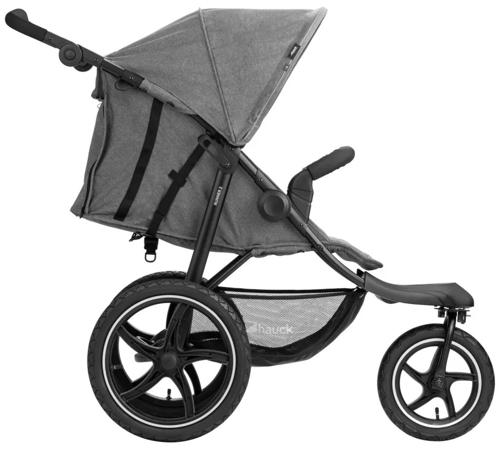 Trojkolesový kočík Hauck Runner 2 EDICE Melange grey