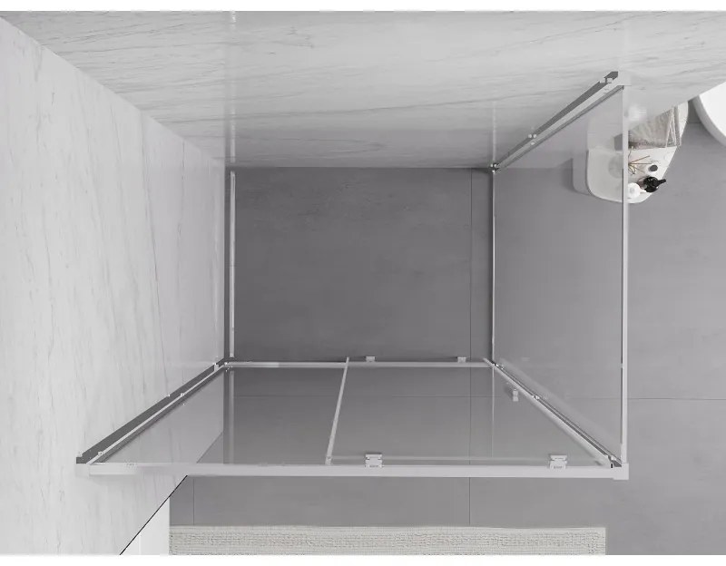Mexen Exo, sprchovací kút s posuvnými dverami 110 x 100 cm, 6mm číre sklo, chrómový profil, 8151-110-100-01-00