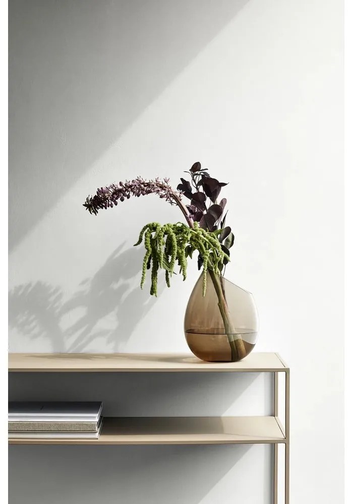 Béžový kovový konzolový stolík 35x85 cm Fera – Blomus