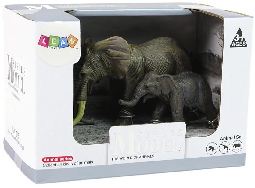 Lean Toys Sada figúrok – Slony