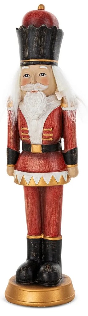 VIANOČNA DEKORAČNÁ FIGÚRKA NUTCRACKER 18CM VIACFAREBNÁ