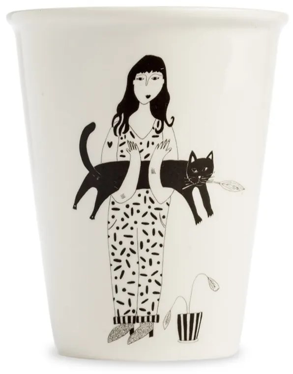 helen b Porcelánový hrnček Black Cat 220 ml