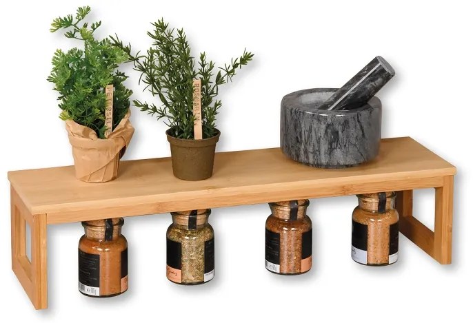 Prídavná polica, bambusová KESPER - AREA 56 x 15 x 13 cm