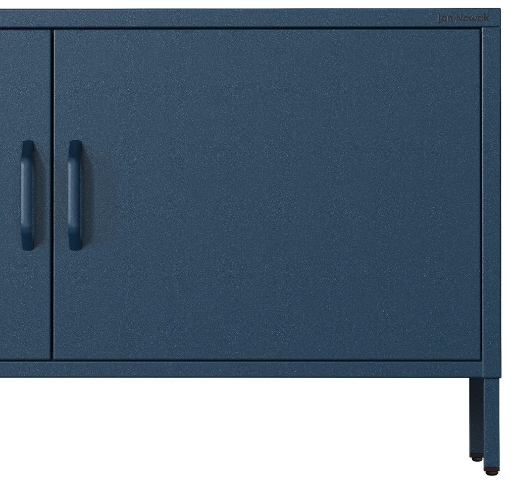 TV stolík na nožičkách ROSA, 1150 x 595 x 400 mm, Modern: tmavomodrá farba