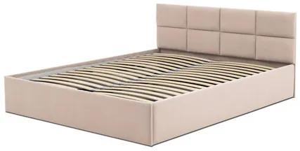 Čalúnená posteľ MONOS bez matraca rozmer 160x200 cm Kakao