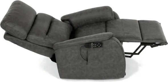 Polohovacie kreslo čierne, elektrické TV-L8904 BK3