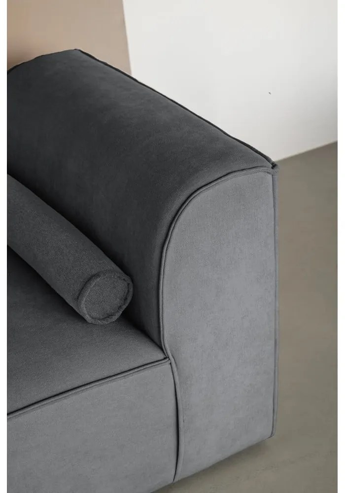 Sivá rohová pohovka (pravý roh) Flex Felix – Miuform