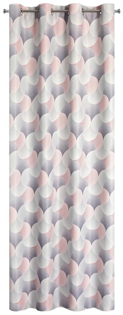 ZATEMŇOVACÍ ZÁVES NA KRÚŽKOCH ASETA 140X250 CM VZOROVANÁ