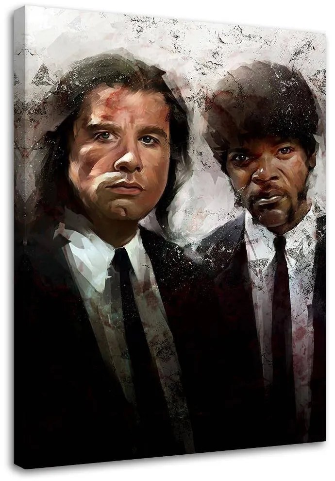 Gario Obraz na plátne Pulp Fiction, Vincent a Jules - Dmitry Belov Rozmery: 70 x 100 cm