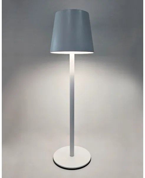 LED dotyková stolná lampa stmievateľná 5W/5V USB 1200 mAh biela