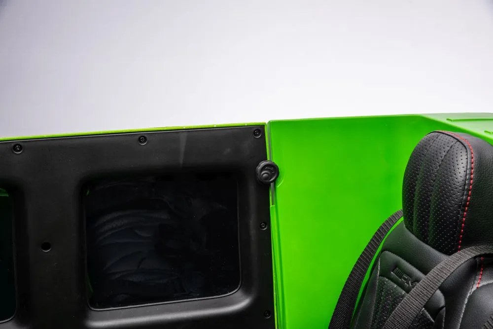 LEAN CARS Elektrické autíčko Mercedes G63 XXL zelené lakované 4x4