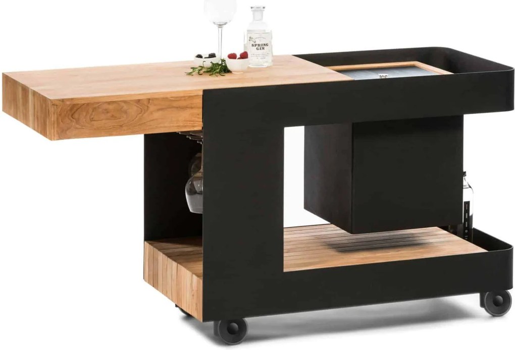 Indu+ Iceboy mobilný bar čierny