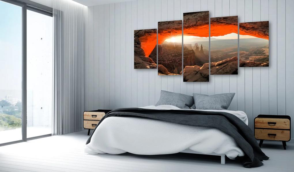 Artgeist Obraz - Mesa Arch, Canyonlands National Park, USA Veľkosť: 100x50, Verzia: Premium Print