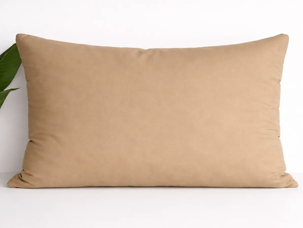 XPOSE® Bavlnená obliečka na vankúš MICHAELA - hnedá 70x90 cm