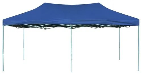 vidaXL Skladací záhradný stan 3x6 m, modrý-