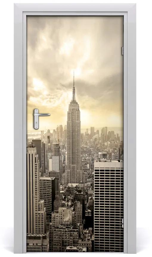 Fototapeta samolepiace dvere Manhattan New York 75x205 cm
