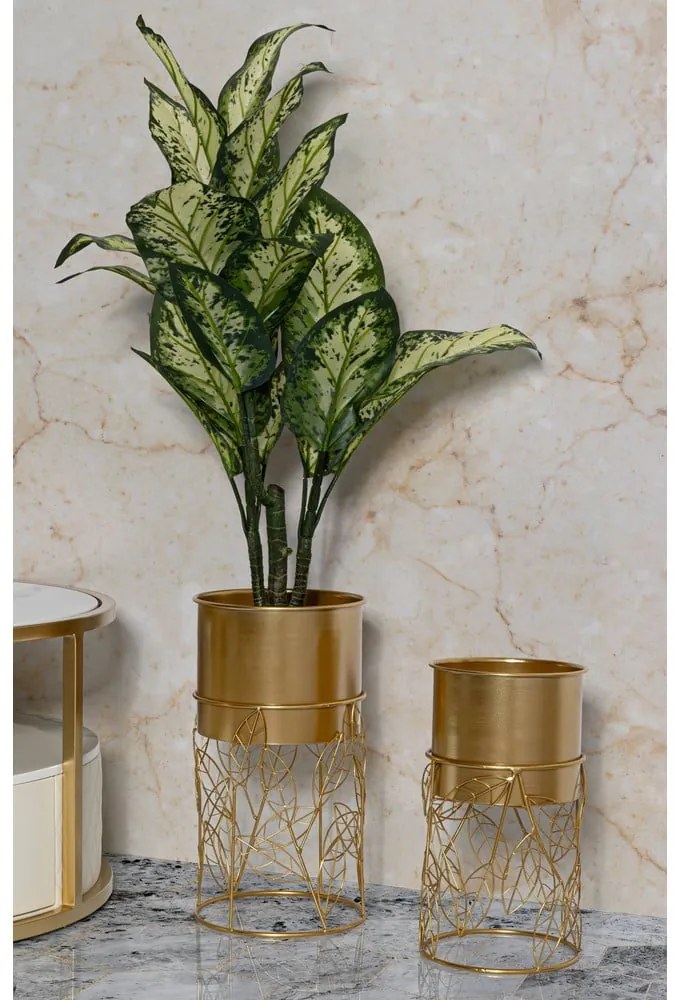 Kovové obaly na kvetináče v súprave 2 ks ø 23 cm Livi – Mauro Ferretti