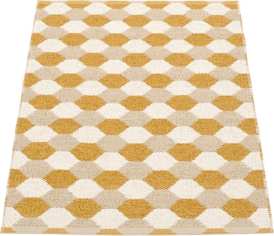 Okrovožltý vnútorný a vonkajší koberec 70x100 cm Dana Ochre – Pappelina