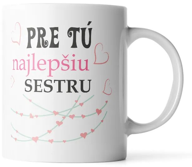 Sablio Hrnek Pro tu nejlepší sestru - 200 ml - espresso