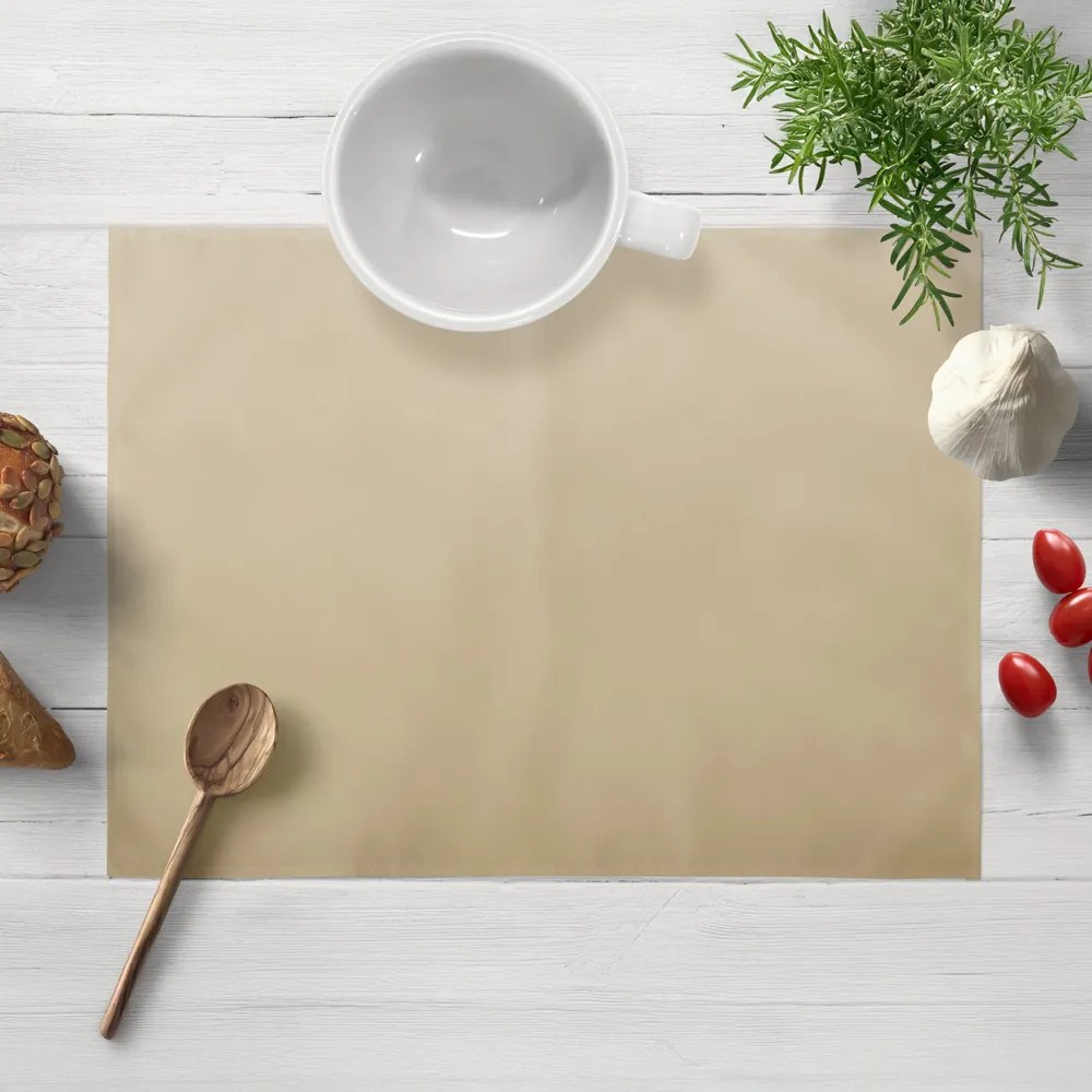 Biante Saténové prestieranie na stôl polyesterový Satén LUX-L054 Latte 35x45 cm