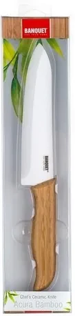Banquet Keramický nôž kuchársky Acura Bamboo, 27 cm