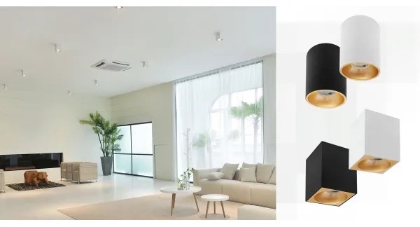 Bodové svietidlo CHLOE 1xGU10/50W/230V hranatý biela