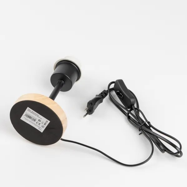 Brilagi - Stolná lampa NUBILA WOOD 1xE27/25W/230V dub/tmavomodrá