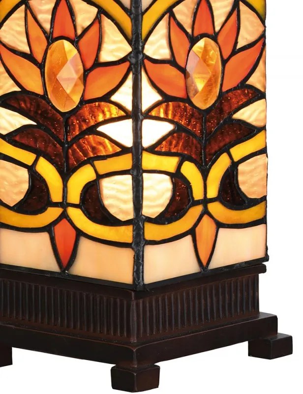 Tiffany stolová lampa 12*35 PRISM VEGA