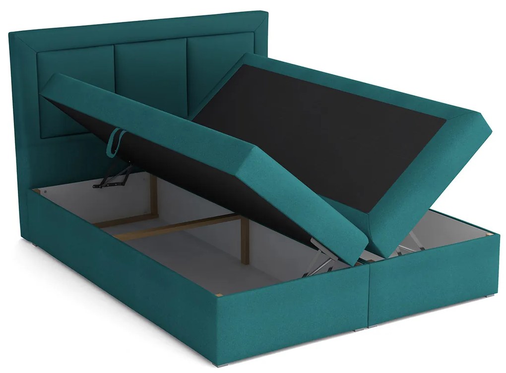 Kontinentálna posteľ Koay Box, Rozmer postele: 140x200, Dostupné poťahy: Victoria 14 864
