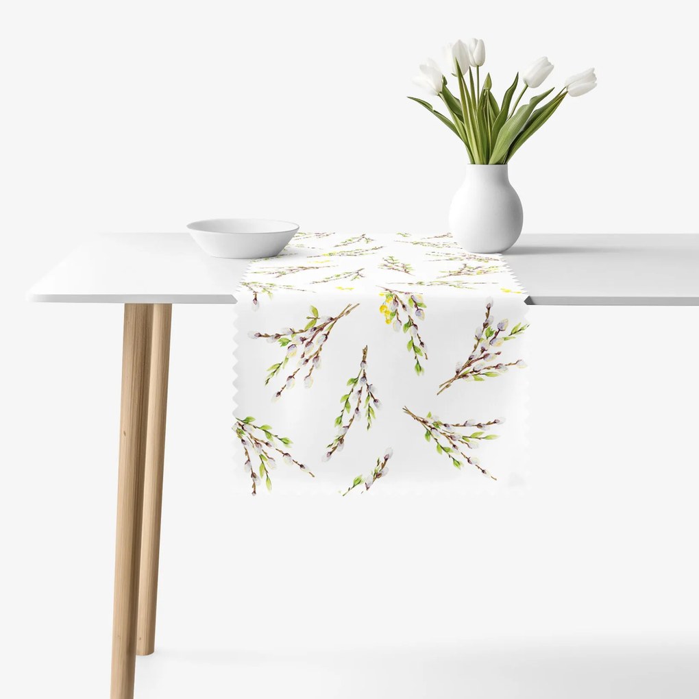 Goldea veľkonočný behúň na stôl teflónový - bahniatka 35x180 cm