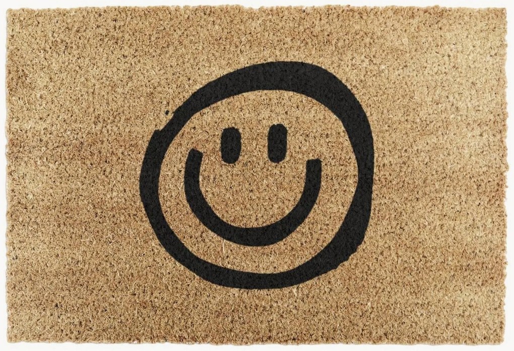 Rohožka z kokosového vlákna Smiley