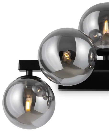 Maytoni MOD547WL-05B - Nástenné svietidlo DALLAS 5xG9/28W/230V čierna