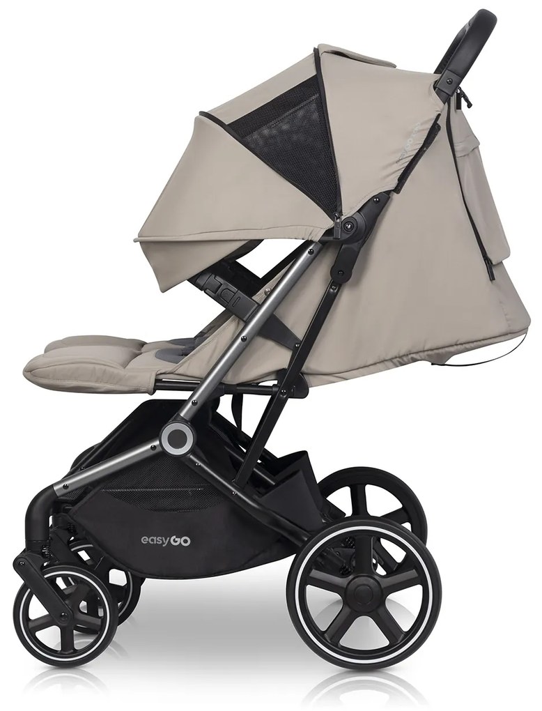 Súrodenecký kočík EasyGo Echo Savana Beige