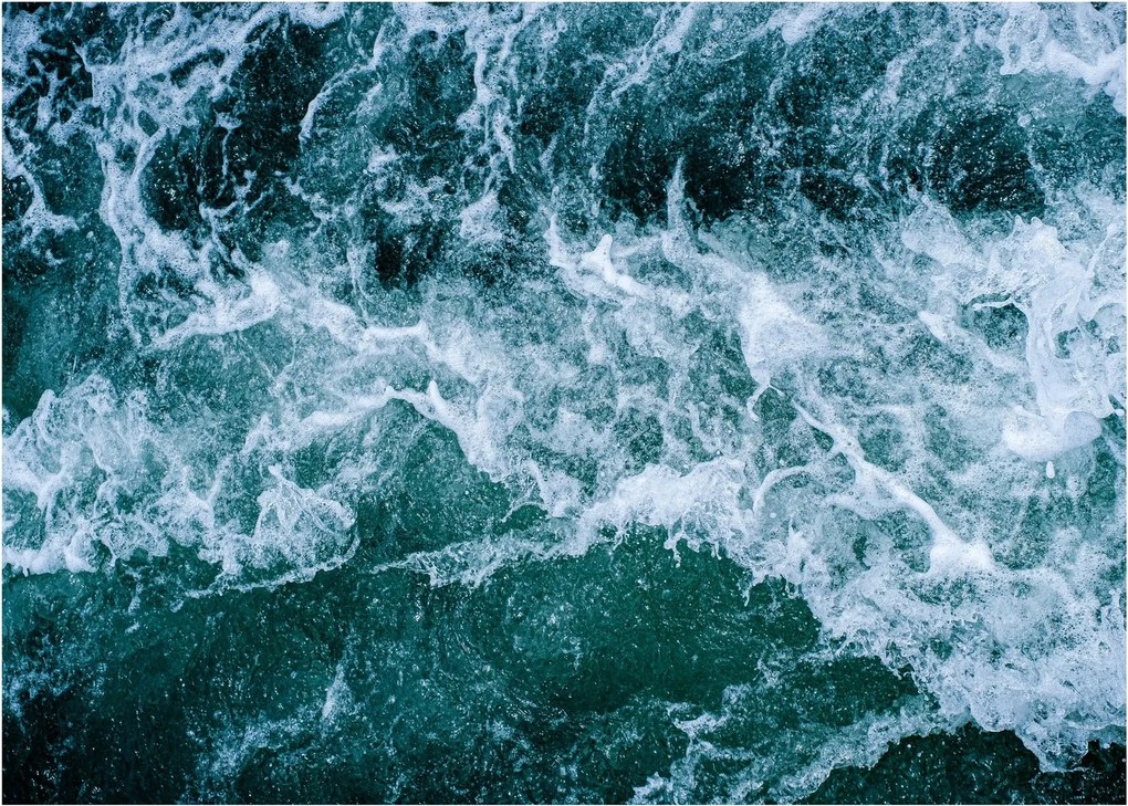 Obraz - Vlny oceánu (70x50 cm)