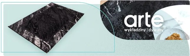 Koberec Arte Norwalk Marble čierny