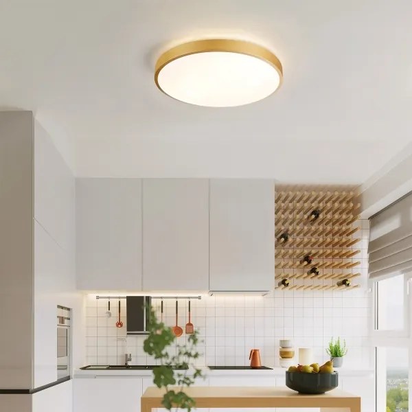 Brilagi - Stmievateľné LED svietidlo GLASS POOL DOUBLE LED/48W/230V 40 cm zlaté + diaľkové ovládanie